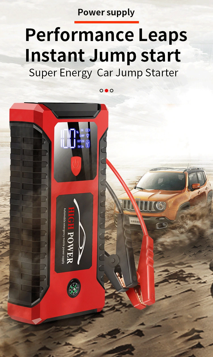 Free Shipping Car Jump Starter with Air Compressor Power Bank OEM Battery Jump Starter
