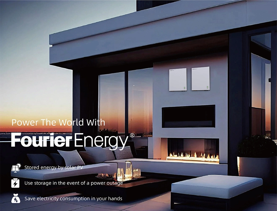 Fourierenergy Home Wall-Mounted 5kw 51.2V100ah Battery System Energy Storage