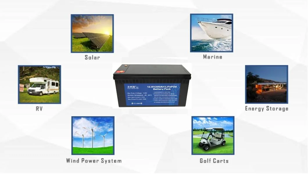Us and Europe Most Popular Best Seller Lead Acid Replacement Solar RV Marine 12V 100ah 200ah 300ah LiFePO4 Lithium Ion Battery