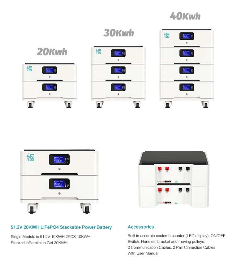 Factory LiFePO4 Battery 48V 100ah 5kw 10kw Storage Battery